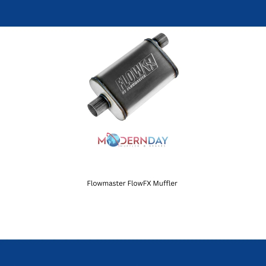 Muffler Flow FX 2.5_ Offset In_2.5_ Center Out SS Moderate Flowmaster